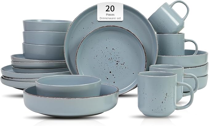 HomeVSS 20-Piece Dinnerware Set by HomeVSS