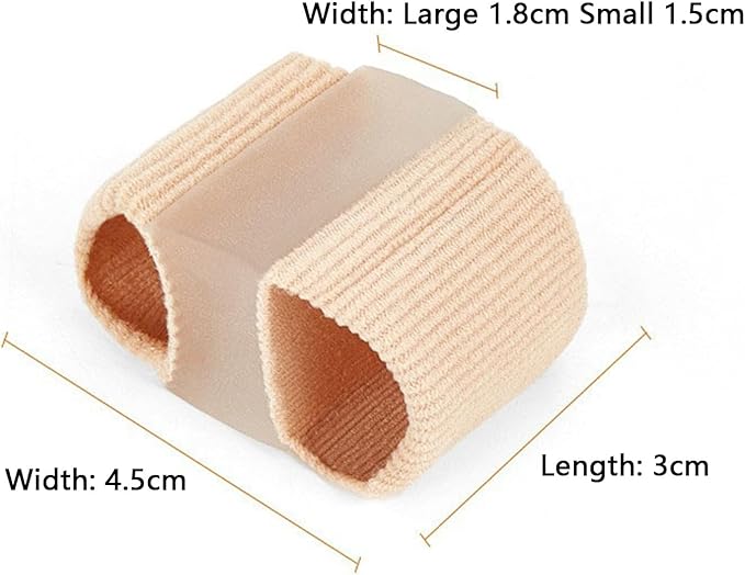 Toe Separators for Overlapping Toes, Hammer Toe Straightener, Toe Spacers Women Men, Gel Toe Separators to Correct Your Toes,Toe Separator for Bunion Pain Relief for Hallux Valgus, Foot Pain (L)