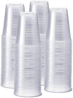 GUSTO Clear Plastic Cups Disposable Cold Drinking Cups by GUSTO