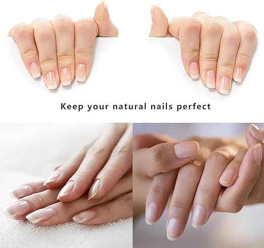 2PCS 18g Solid Nail Glue Gel with 6ml Remover Pen,Super Strong Nail Glue & Quick Drying Remover for Press On Tips No Need for UV Lamp Magic Click Removal Pen Powder Design