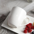 16OZ Ceramic Coffee Mugs Set, Large White Coffee Cups - Image 6