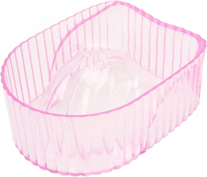 Hand Soaking Bowl, Acrylic Soften Dead Skin Clean Nail Manicure Wash Soaker Tray, Nail Art Hand Wash Remover Soak Bowl for Beauty Salon ()