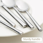 Alata Potter 20-Piece Forged Silverware Set Stainless Steel Flatware Set - Image 3
