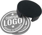 Custom Leather Coasters with Logo - Image 4