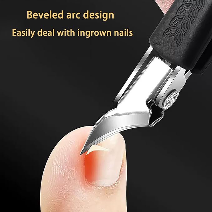 Angled Nail Clippers Oblique Ingrown Toenail Thick Nails Men Seniors Fingernail Slanted Nail Cutter Trim