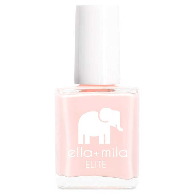 ella+mila Professional, Quick Dry, Long-Lasting & Chip-Resistant Pink Nail Polishes (Barefoot - 0.45 fl oz)