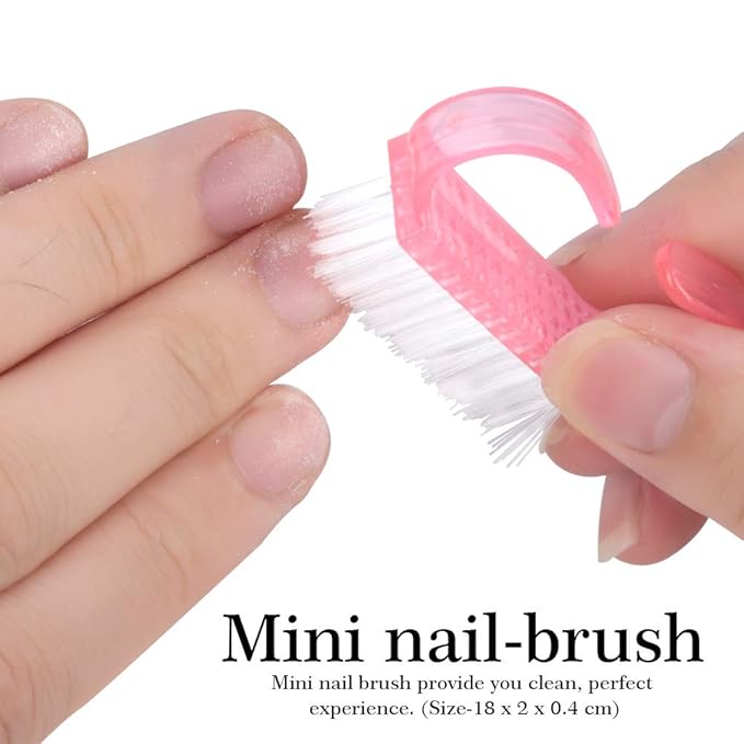 3pcs Double Sided Rectangular Nail File and Buffer, Buffer Block Sponge Polished, Nail Brush, Come with Cuticle Nipper and Pusher, Perfect Manicure Tool Kit for Shiny Nail