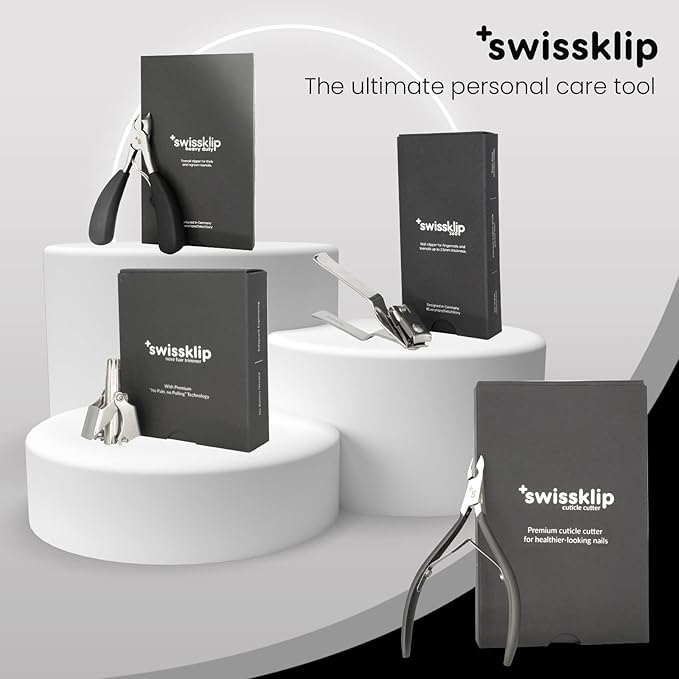 Swissklip Cuticle Trimmer, Cuticle Remover, White Elephant gifts, Cuticle Nippers, Cutter, Nail Nipper used along with Cuticle Pusher Tool, Nail Cuticle Trimmer