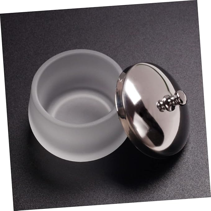 Decorative Glass Nail Soaking Bowl Lid Crystals for Nails Professional Manicure Cup