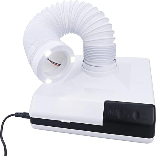 60W Dust Collector Fan Vacuum Cleaner Strong Power Dental Lab Nail Art Manicure Dust Clean Tool