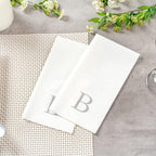 Luxenap 15.8 X 7.9 Inch Linen-Feel Guest Towels, 50 Lettered Hand Towels - Image 6
