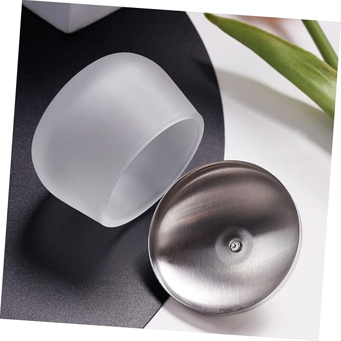 Decorative Glass Nail Soaking Bowl Lid Crystals for Nails Professional Manicure Cup