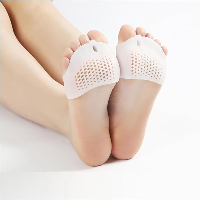 Silicone Toe Separator, Women's Toe Spacer, 2025 New Silicone Toe Spacer, Toe Separator for Overlapping Toes Foot Corrector, Toe Separator for Women and Men(Clear)
