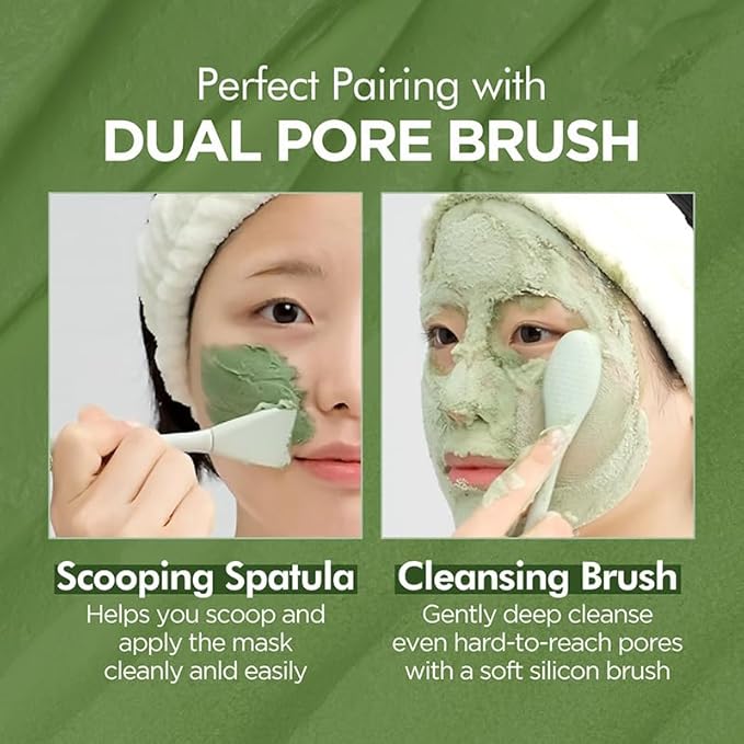Holy Basil Bubble Deep Mask – Holy Basil & Carbonated Water for Cleansing Pores & Blackheads, Korean Clay to Bubble Wash-Off Pack (90g / 3.17 oz)