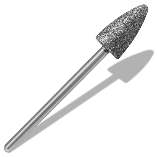 Nail Drill Bit Russian Dry Manicure Drill Bits Drill Bits Nature Nail Buffer Bit for Cuticle Remove Nail Art Design Manicure Pedicure Professional Home & Salon Use (Coarse)