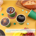 25 Pack 8 oz Paper Cups, Beverage Cups | Disposable Paper Cups - Image 3