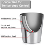 Beasea Stainless Steel Cups 8.8 oz, 4 Pack Small Stainless Steel Tumbler Bulk - Image 3