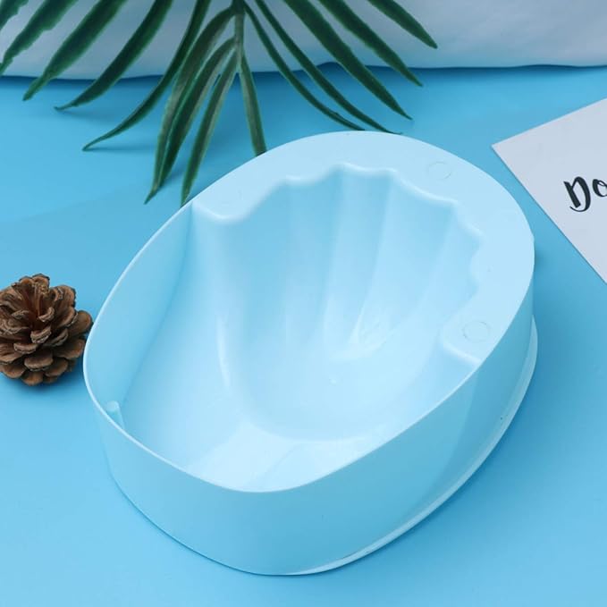 Manicure Soaking Bowls Nail Art Hand Soak Treatment Bowls Soaking Soak Bowl Blue Nail Art Polish Removal Wash Soaker Tray Manicure Spa Tools
