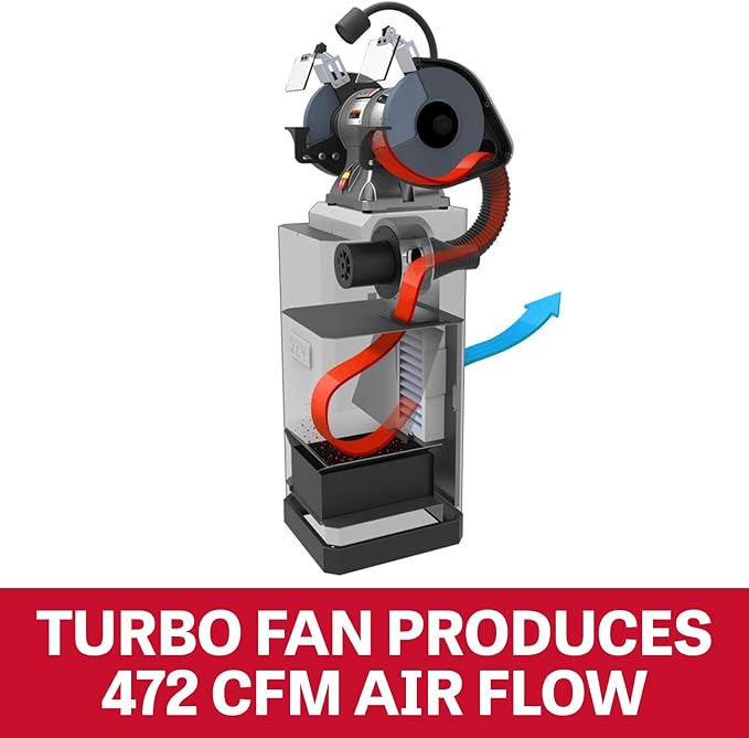 JET Metal Dust Collector Stand, 472 CFM, 1Ph 115V (JDCS-505)