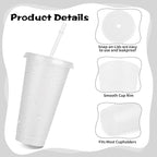 Hxezoc 16 Pieces Reusable Cups - Image 6