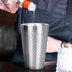 Beasea Stainless Steel Cups 15 oz, 4 Pack Large Stackable Stainless Steel - Image 7
