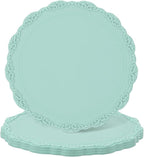 uxcell Set of 4 Round Silicone Coaster, Light Blue by uxcell