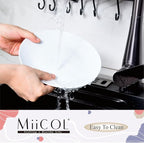 Miicol Ceramic Appetizer Plates Set of 6, Small Dinner Plates, Modern Round - Image 7
