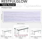 12 Pack White Cheesecloth Table Runner 35 x 120 Inch | Boho Gauze Fabric - Image 3