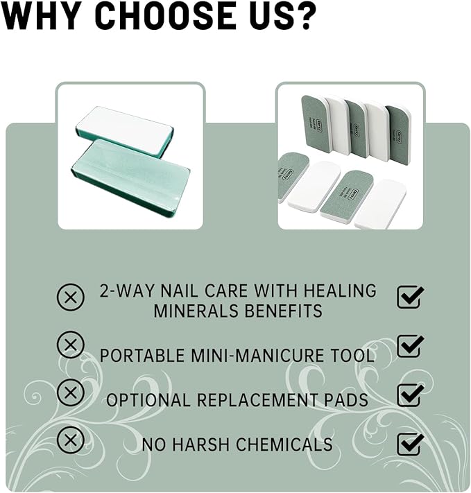 Nail Files and Buffers for Natural Nails Smooth and Polish Gel Surface 400/600/4000 Grit (B-Arch)