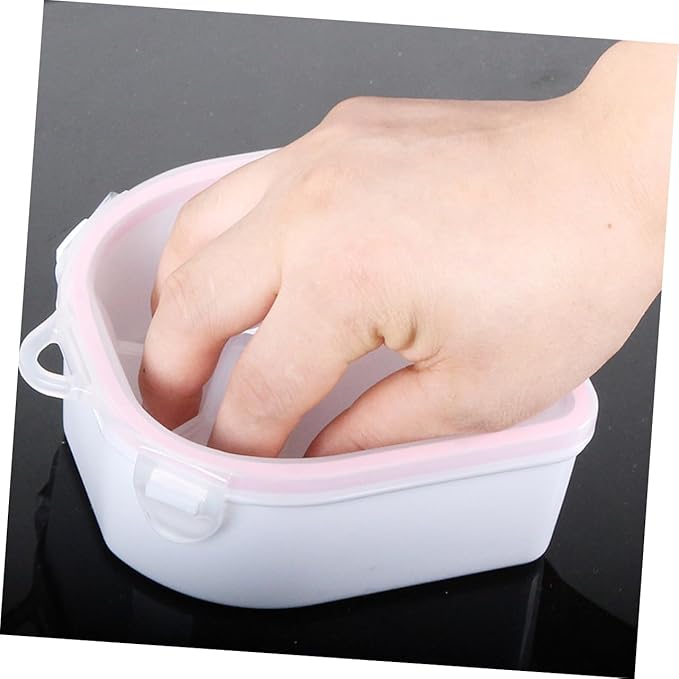 2pcs Nail Art Soak Bowl Manicure Bowls for Dip Powder Remover Nail Polish Care