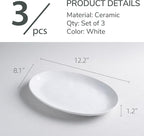 Ceramic Serving Platters, Dinner Plates - Image 2