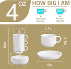 Sweejar Porcelain Espresso Cups - Image 7