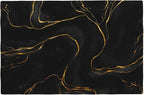Fiokroo Golden Texture Marble Placemats Set of 4 Table Mats Table Tableware by Fiokroo