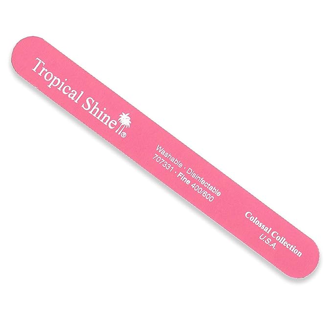 File Fine Extra Fine - 400-600 Pink by Tropical Shine for Women - 1 Pc File