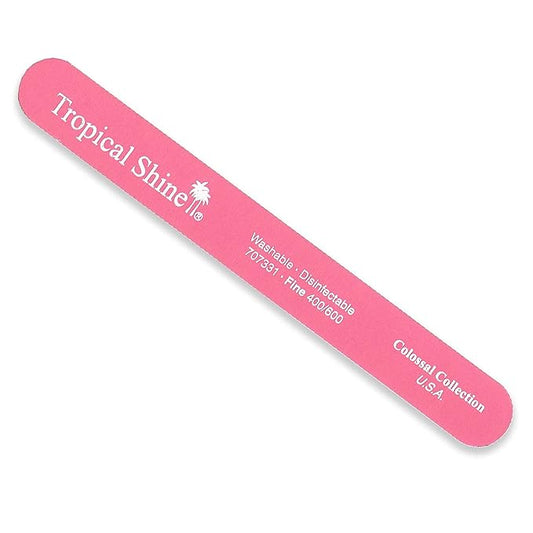 File Fine Extra Fine - 400-600 Pink by Tropical Shine for Women - 1 Pc File
