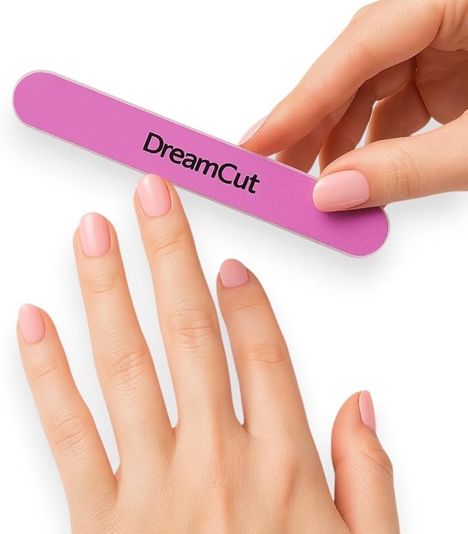 DreamCut Nail File with Case – Portable Emery Board for Smooth & Precise Nail Shaping – Compact & Travel-Friendly