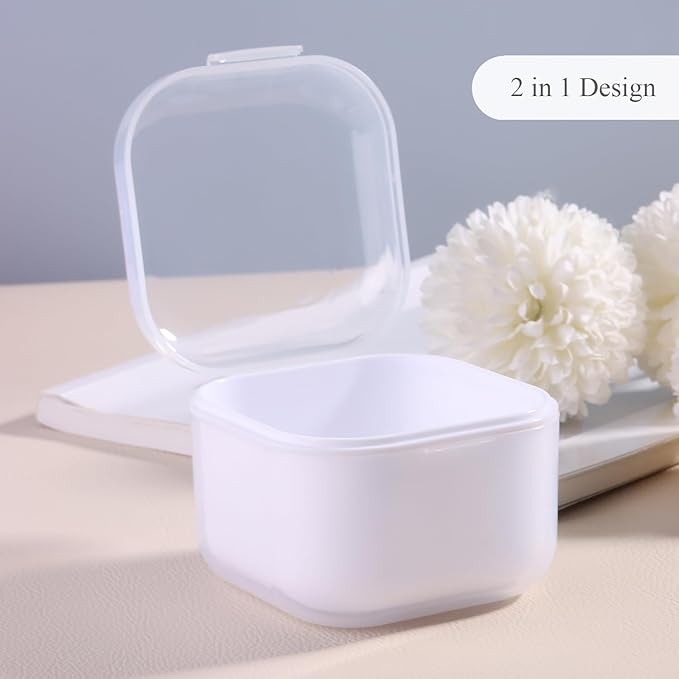 1Pcs Nail Tool Sterilizer, Nail Drill Bits Cleaning Box Disinfection Container For Nail Art Accessories Manicure Sterilization Tray Salon Supplies Sterilizer Cup With Drain Basket (white)