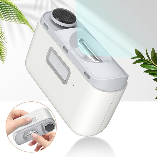 2025 Upgraded 3-in-1 Electric Nail Clipper & Polisher with LED Light, 2-Speed, Auto Shut-Off, Low Noise, USB Rechargeable, Safe for Baby & Seniors