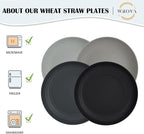 Large Wheat Straw Plates - Image 2