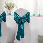 Horbaunal 2 Pack Teal Satin Table Runner 12 x 108 Inch | Smooth Table Runners - Image 3