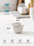 LE TAUCI Small Bowls 8 oz, Dessert Bowl, Ice Cream Bowl - Image 4
