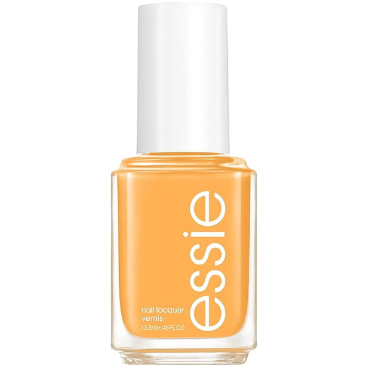 essie Nail Polish, Salon-Quality Bright Yellow Nail Polish, Vegan, Check Your Baggage, 0.46 fl oz