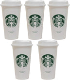 Starbucks Set of 5 16oz Reusable Hot Cups by Unknown