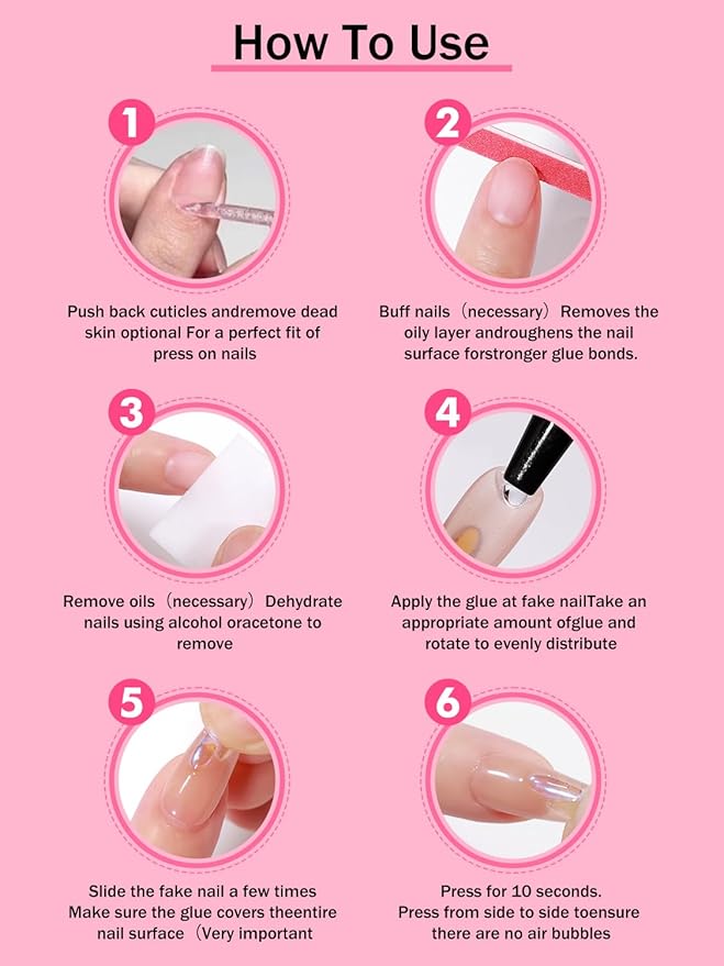 30ML Strong Nail Glue for Press On Nail Tips, Glue Gel for False Nails Fake Acrylic Nail, Upgraded Quick Drying, No Lamp Needed, Long Lasting