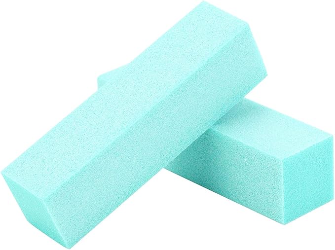 20 Pack Nail Buffers Blocks Sanding Buffing Nail Files Pedicure Manicure Tool 60/100 Grit （Green)
