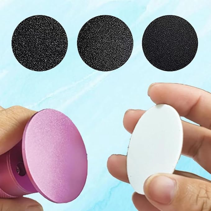 54 Sandpaper Discs (1.7'' x 1.7'' for Electric Foot File Callus Remover and 30 pcs(0.5'' x 0.5'') Sanding Rings