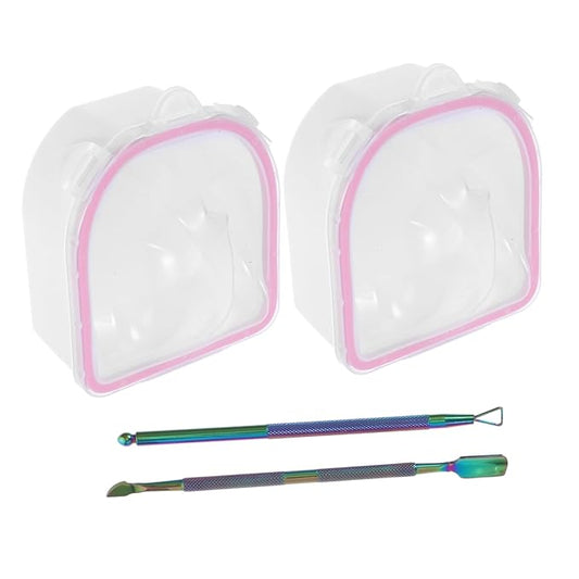 Nail Art Supplies Soak off Bowl Set Manicure Bowl Nail Polish Remover Tool for Hands