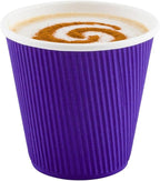 Restaurantware 8 Ounce Double Wall Disposable Coffee Cups, 500 Insulated Royal by Restaurantware