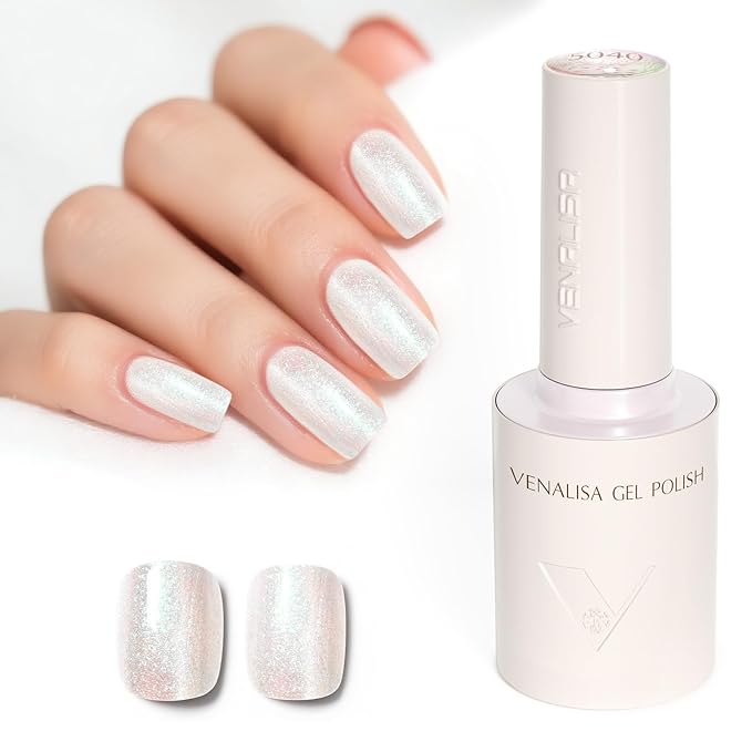 VENALISA Mermaid Pink Glitter Gel Nail Polish 1 Pcs 10ML Soak Off Salon Manicure DIY at Home Nail Art For Girls Women