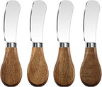 Butter Knife Spreader, Cheese Spreader Knives Set of 4, Stainless Steel Butter by MLURCU